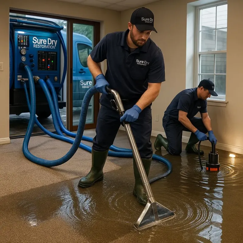 Water Extraction and Removal process in Camden, NC